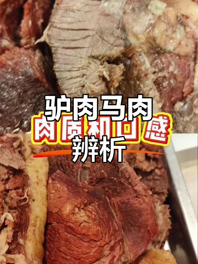 驴肉与马肉的辨别技巧,外观口感轻松区分!