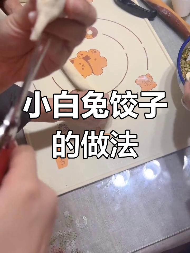 兔年必备!教你包小白兔饺子