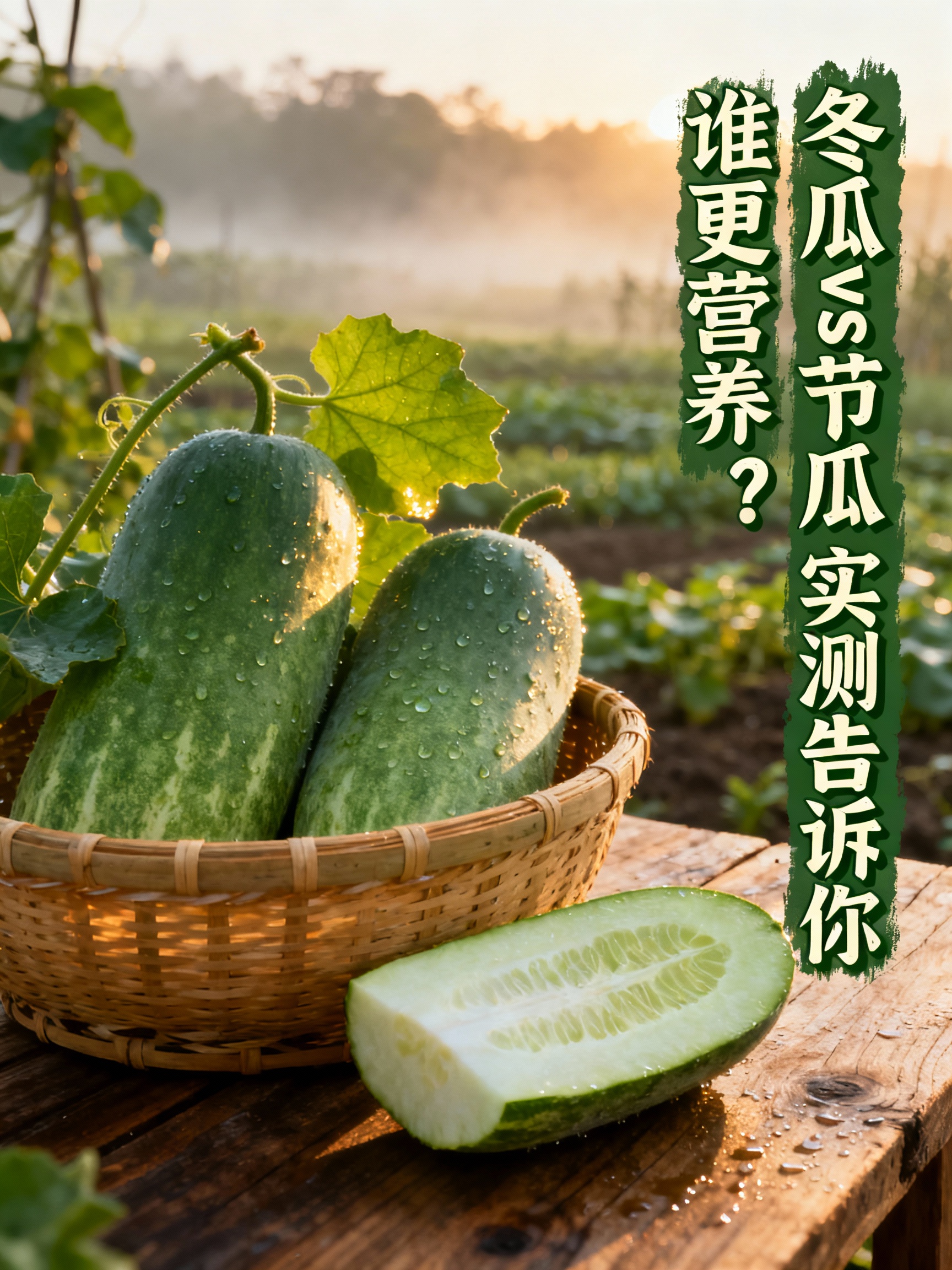 冬瓜和节瓜谁更营养?实测数据告诉你答案