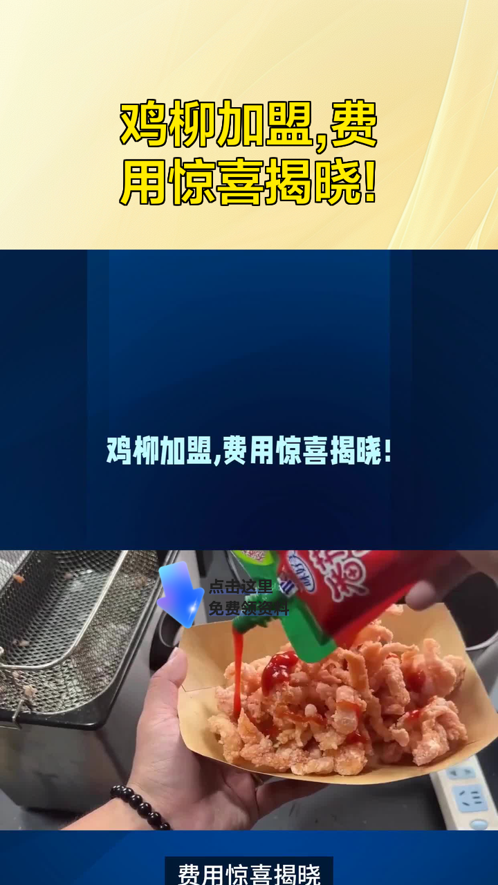 鸡柳加盟,费用惊喜揭晓!