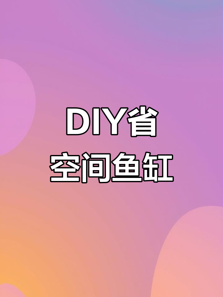 空间有限？架子鱼缸让你轻松收纳，DIY乐趣无穷！