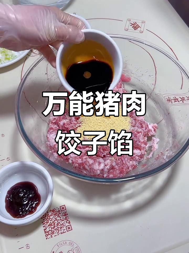 猪肉万能母馅配方，轻松做出抱团多汁的饺子馅