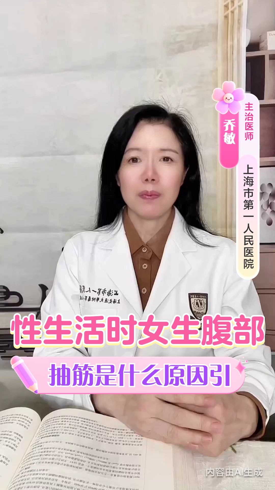 性生活时女生腹部抽筋,是什么原因引起的?