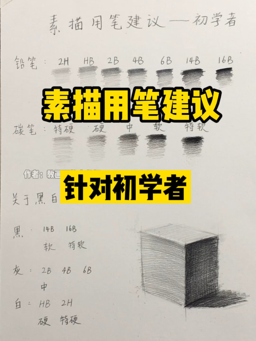 关于画到哪一步,用的什么笔?(仅于初学参考)