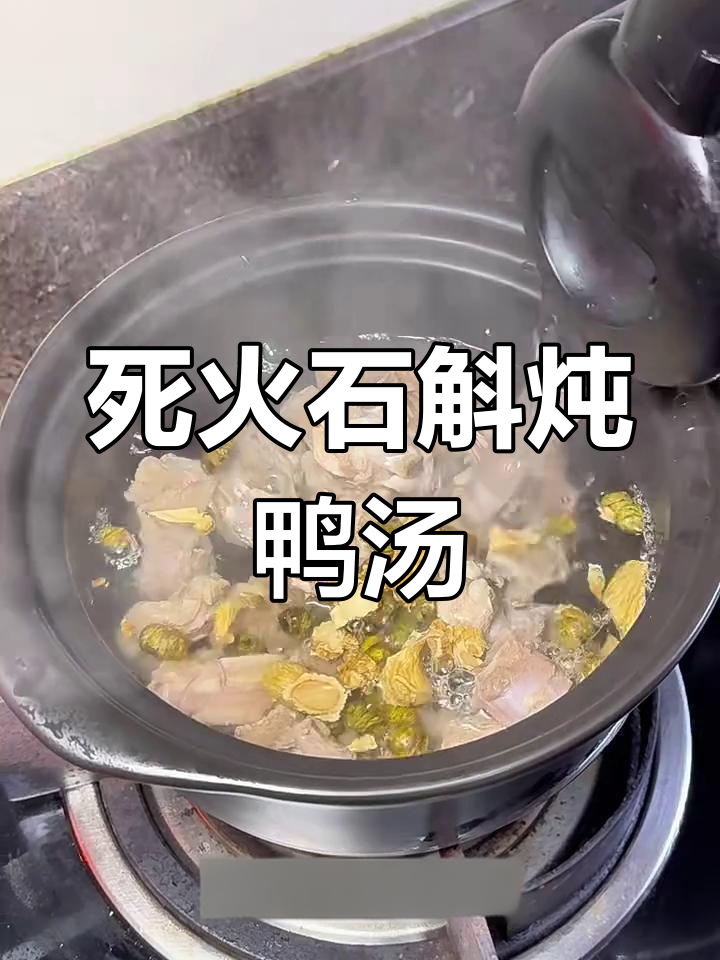 石斛老鸭汤,润肺养胃又美味