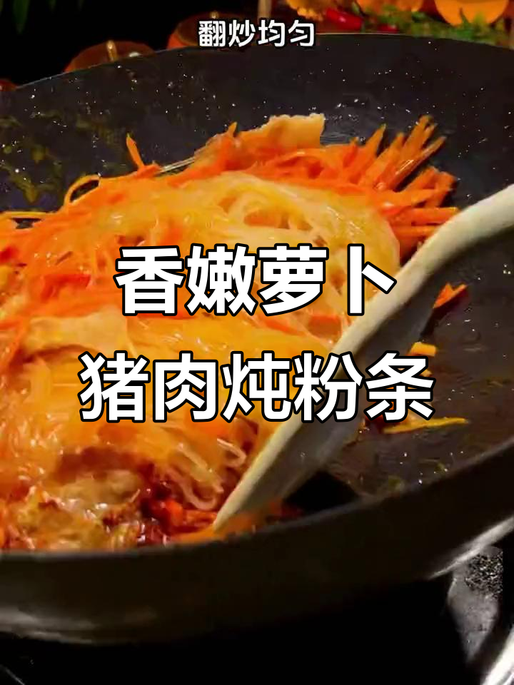 萝卜猪肉炖粉条,香气扑鼻让人无法抗拒