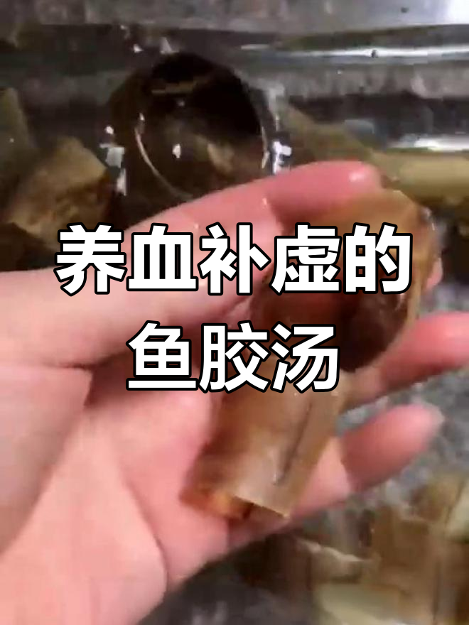 野生鳗鱼胶,滋补养颜汤