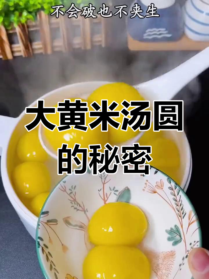 终于找到大黄米汤圆,糯唧唧的口感让人停不下来