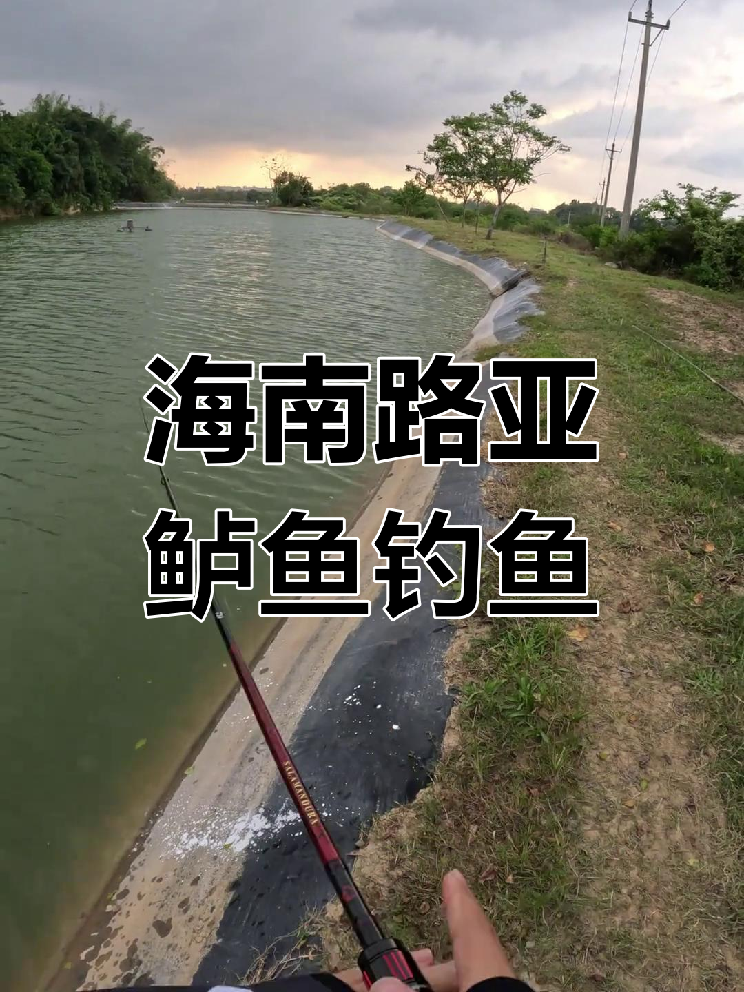 海口周边新开鲈鱼钓场,生口鱼好钓