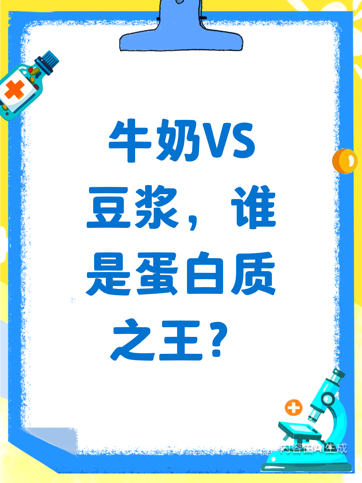 牛奶VS豆浆,蛋白含量大揭秘!