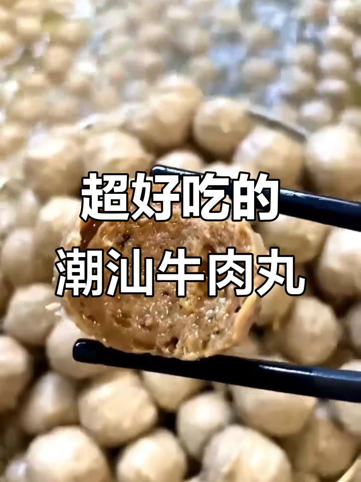 潮汕牛肉丸汤，爆汁美味让人无法抗拒