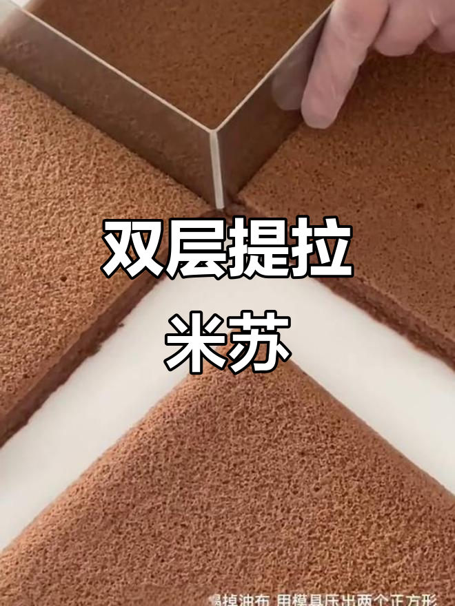 蛋糕体与奶酪糊双重口感，提拉米苏新体验！