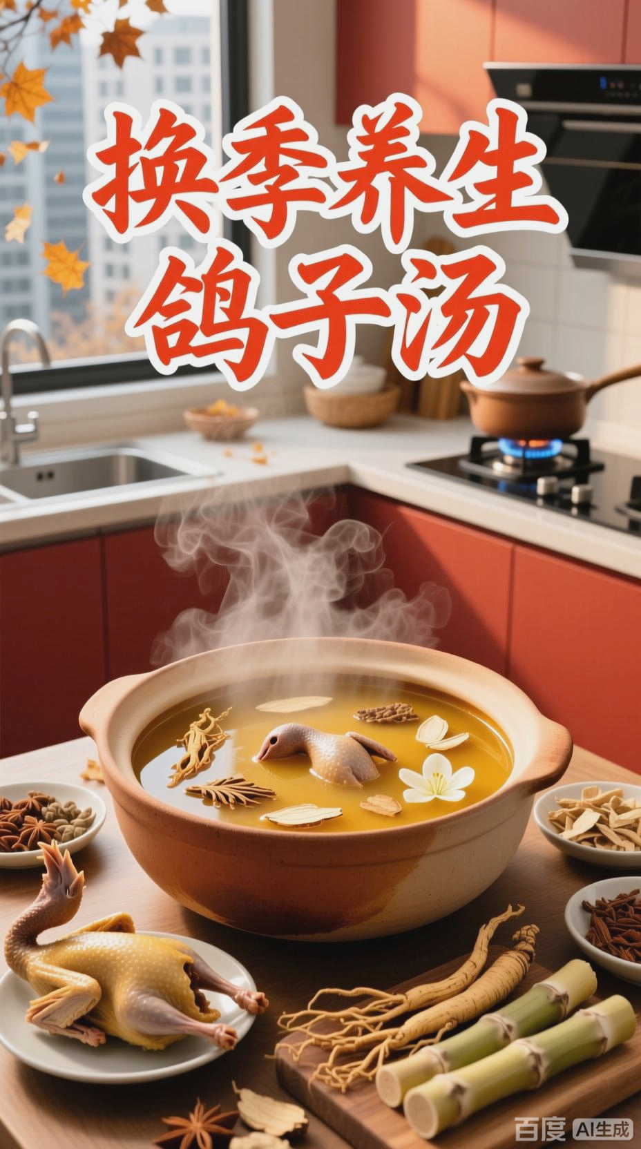 换季养生鸽子汤,增强免疫力