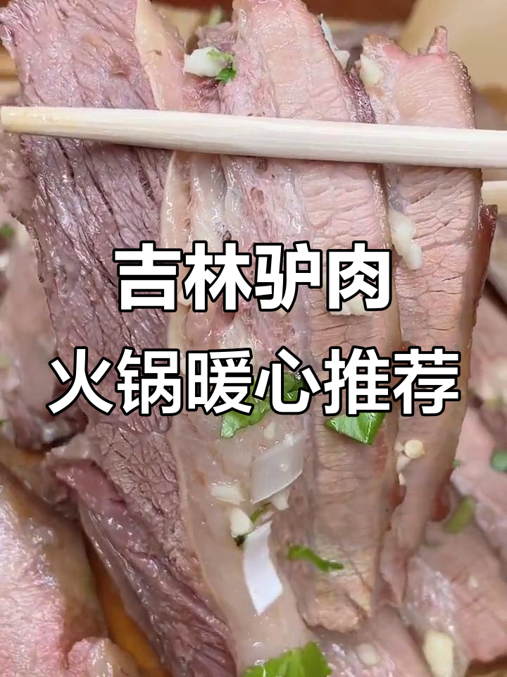 长春降温必备驴肉火锅,原汤熬制养生又美味