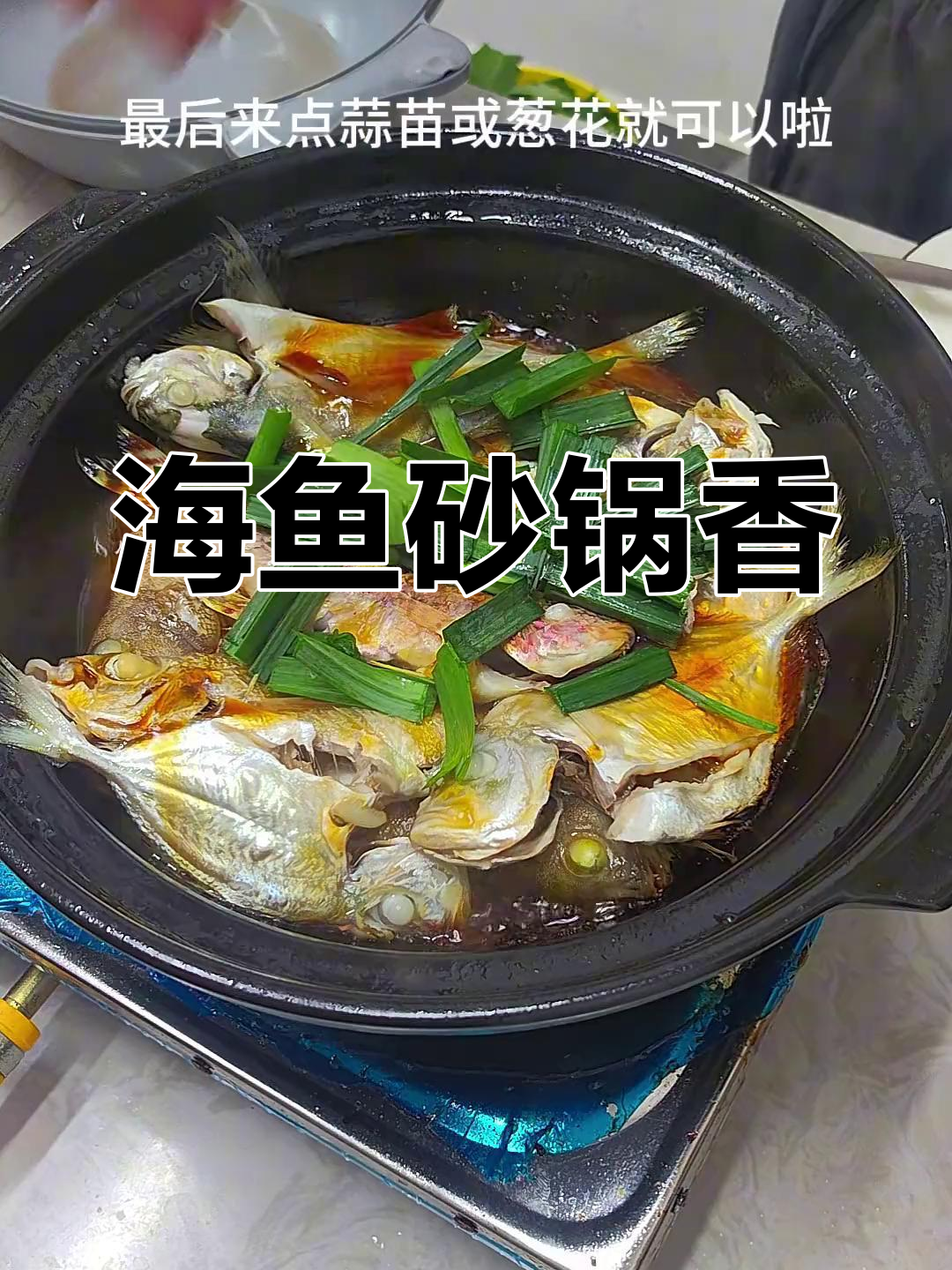 砂锅炖海鱼,香气四溢,连邻居狗都忍不住来凑热闹!