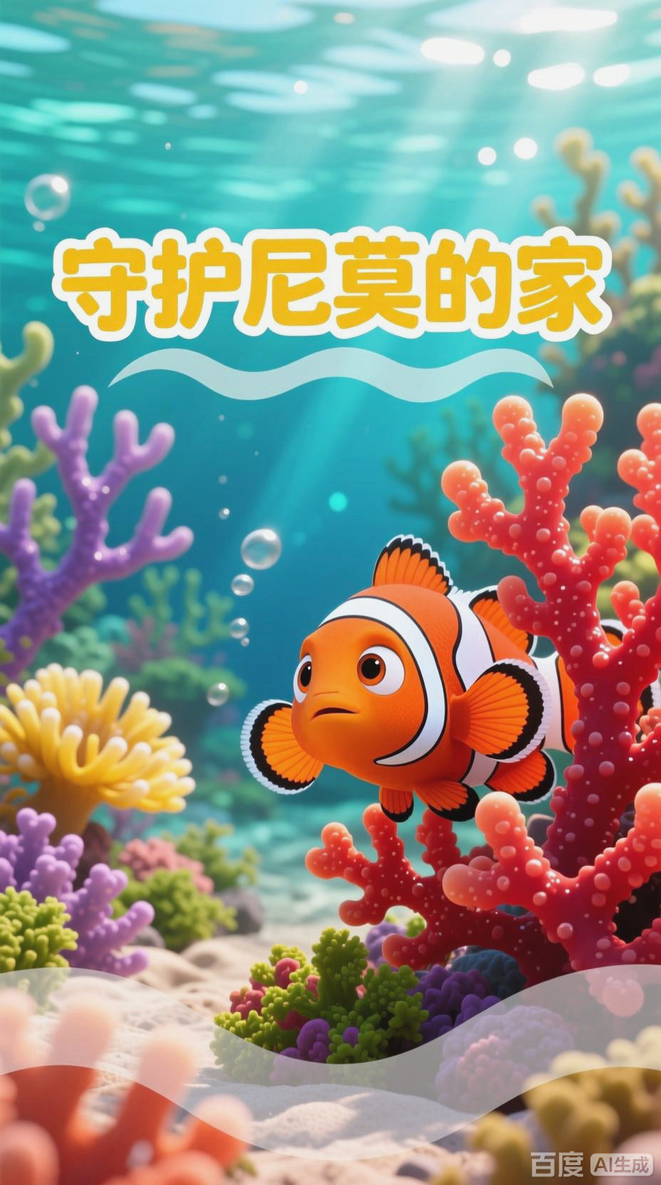 守护海洋，小丑鱼尼莫的家园保卫战
