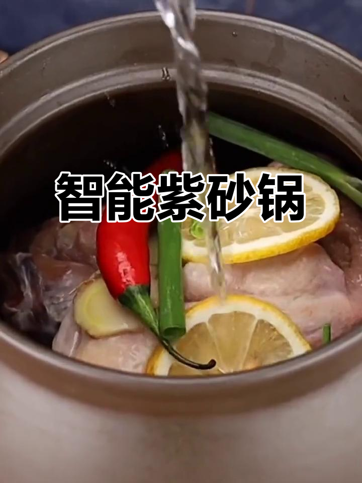 智能紫砂锅,煲汤煮粥一机搞定,养生必备家用神器