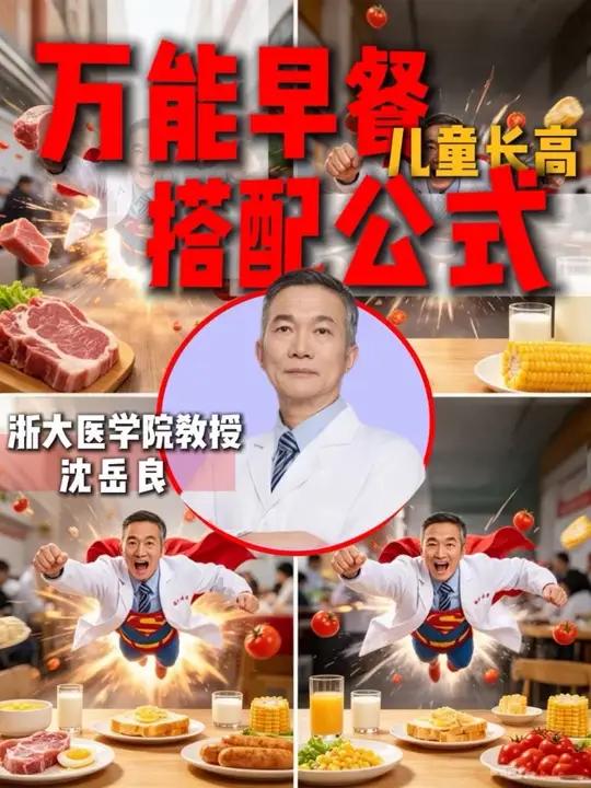 孩子想长个体质好，记住这套万能早餐公式，照着做不踩坑 #儿童长高早餐 #万能早餐公式 #孩