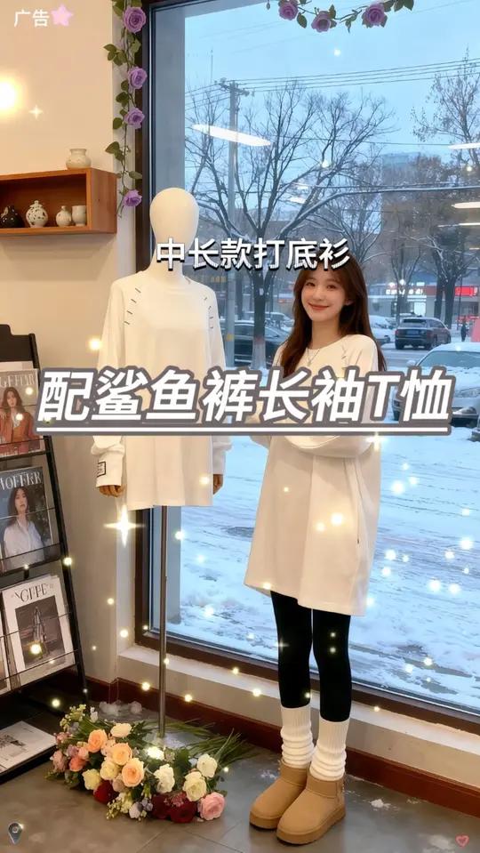 玻璃窗上的雪粒子被风卷着,撞出细碎的声响。林溪把卡其雪地靴往吧台下缩了缩,中长款打底衫的下