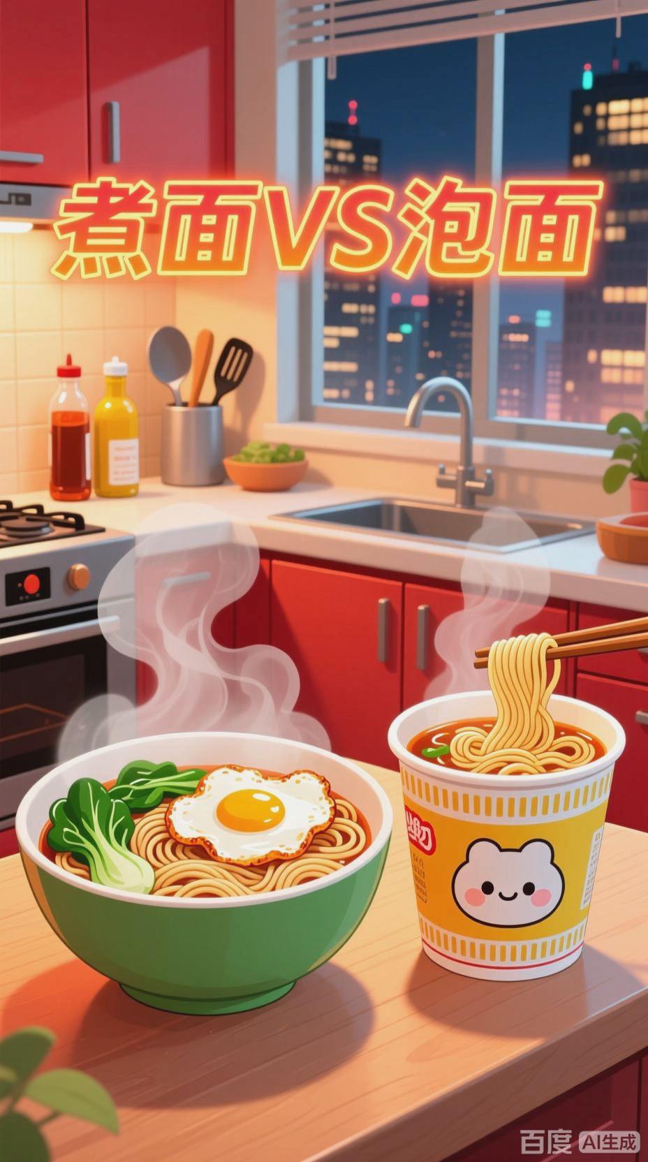 煮面VS泡面,你更爱哪一种?
