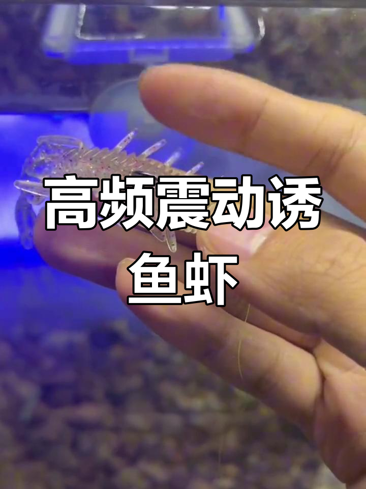 仿生幽灵虾设计,高频率震动诱鱼效果惊人