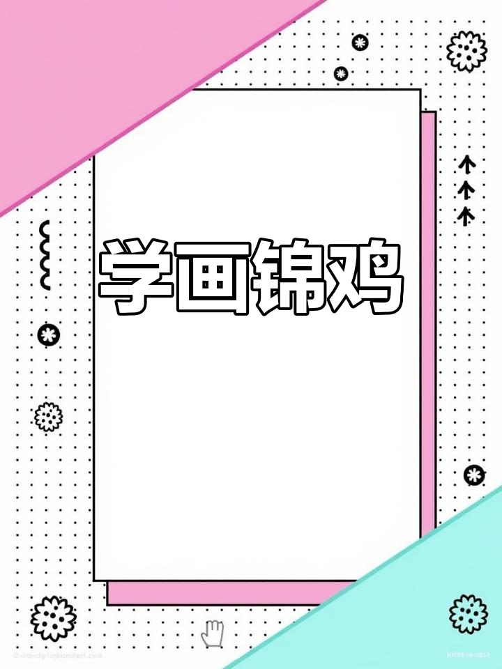 绘制锦鸡的技巧与步骤
