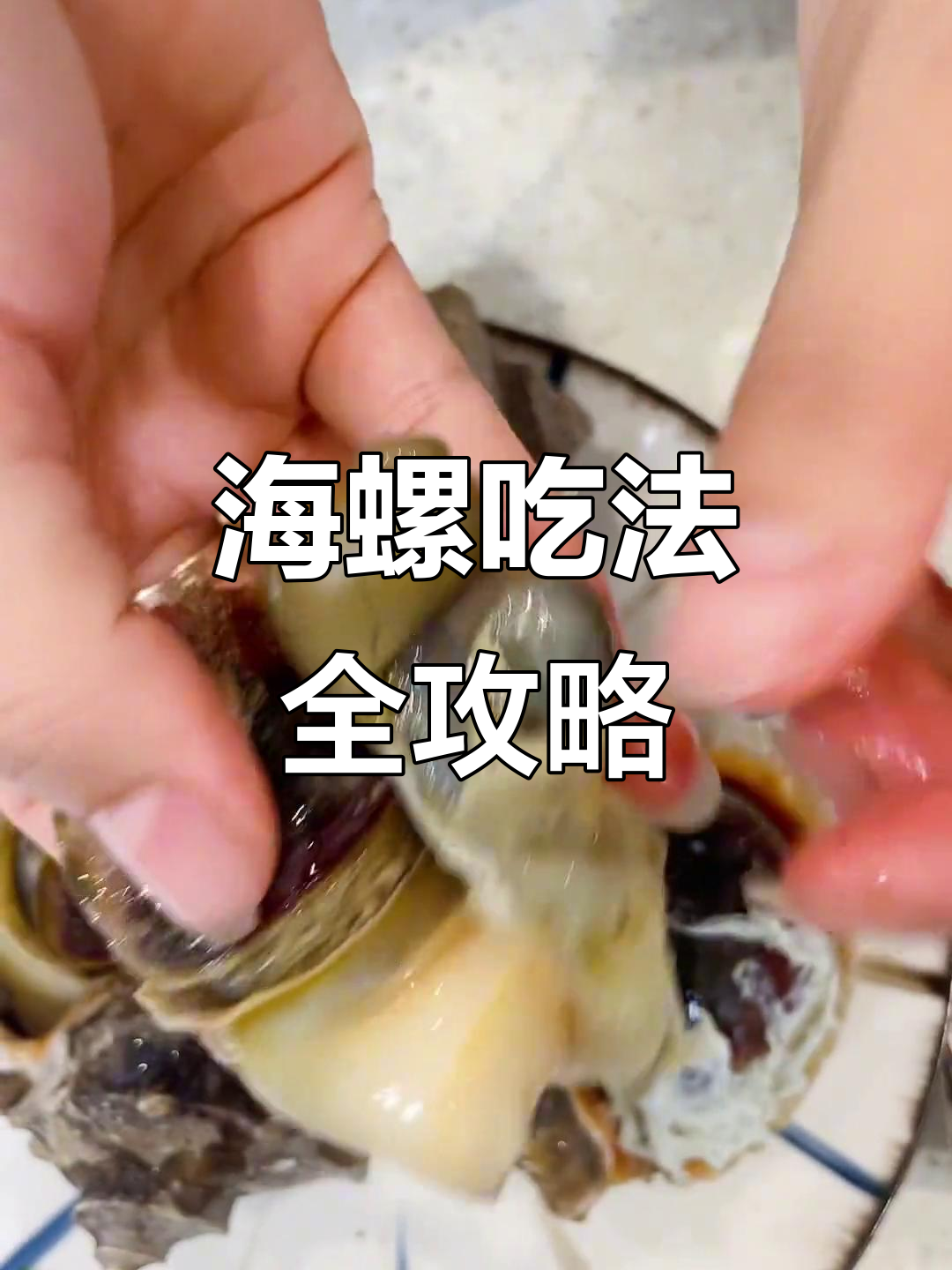 吃海螺的秘密:哪些部位不能吃,哪些是精华