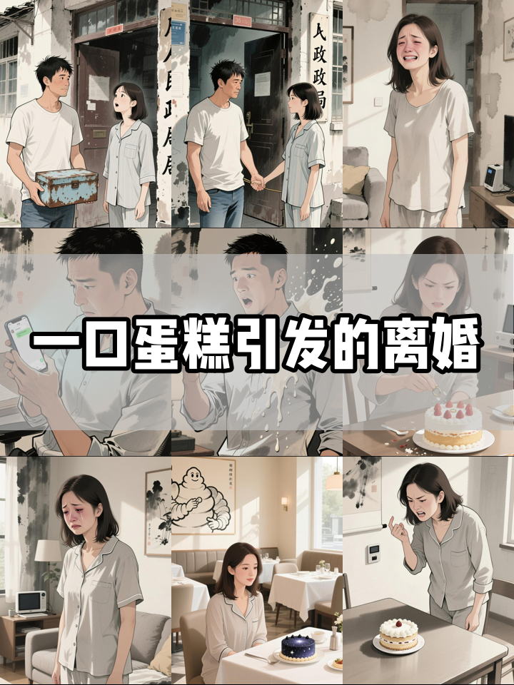 结婚纪念日他送廉价蛋糕，她当场提离婚！