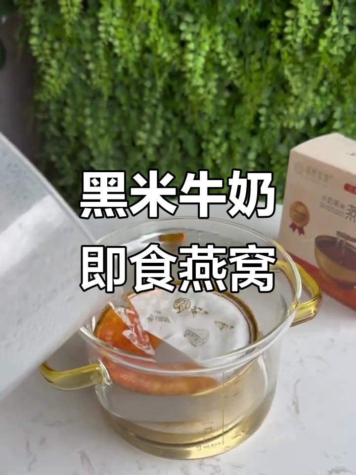 福燕世家牛奶黑米粥,简单营养代餐,滋补养生必备