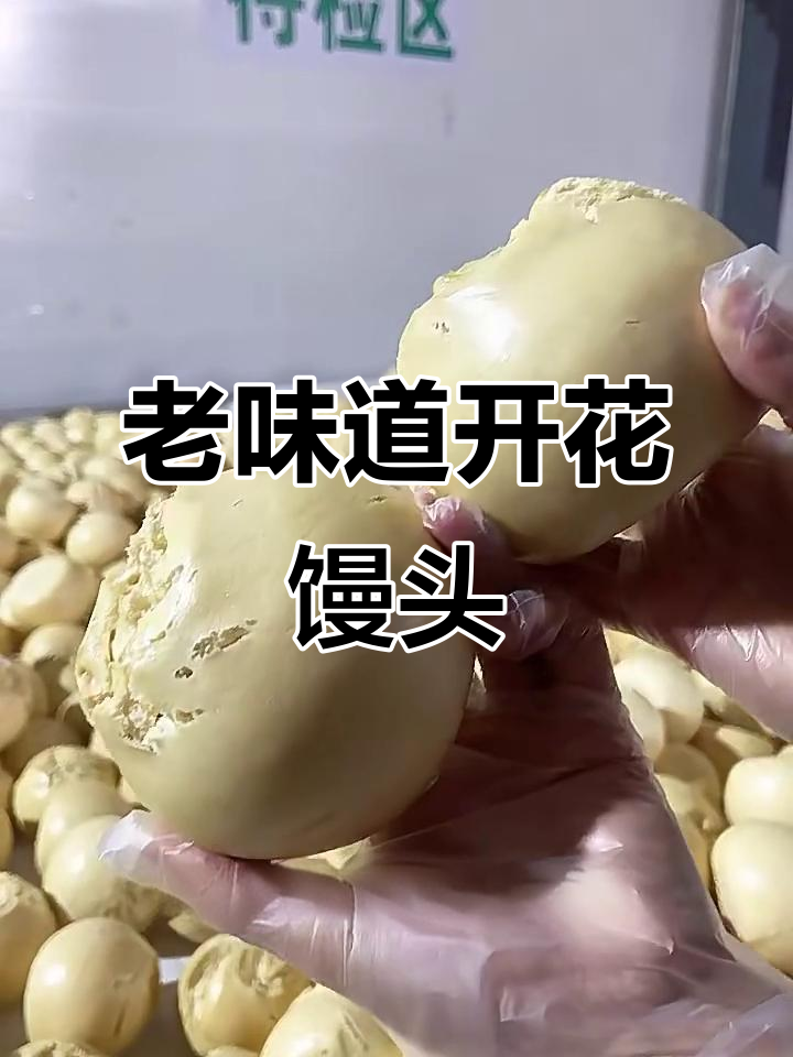 山东开花大馒头,碱香十足,软糯又有嚼劲