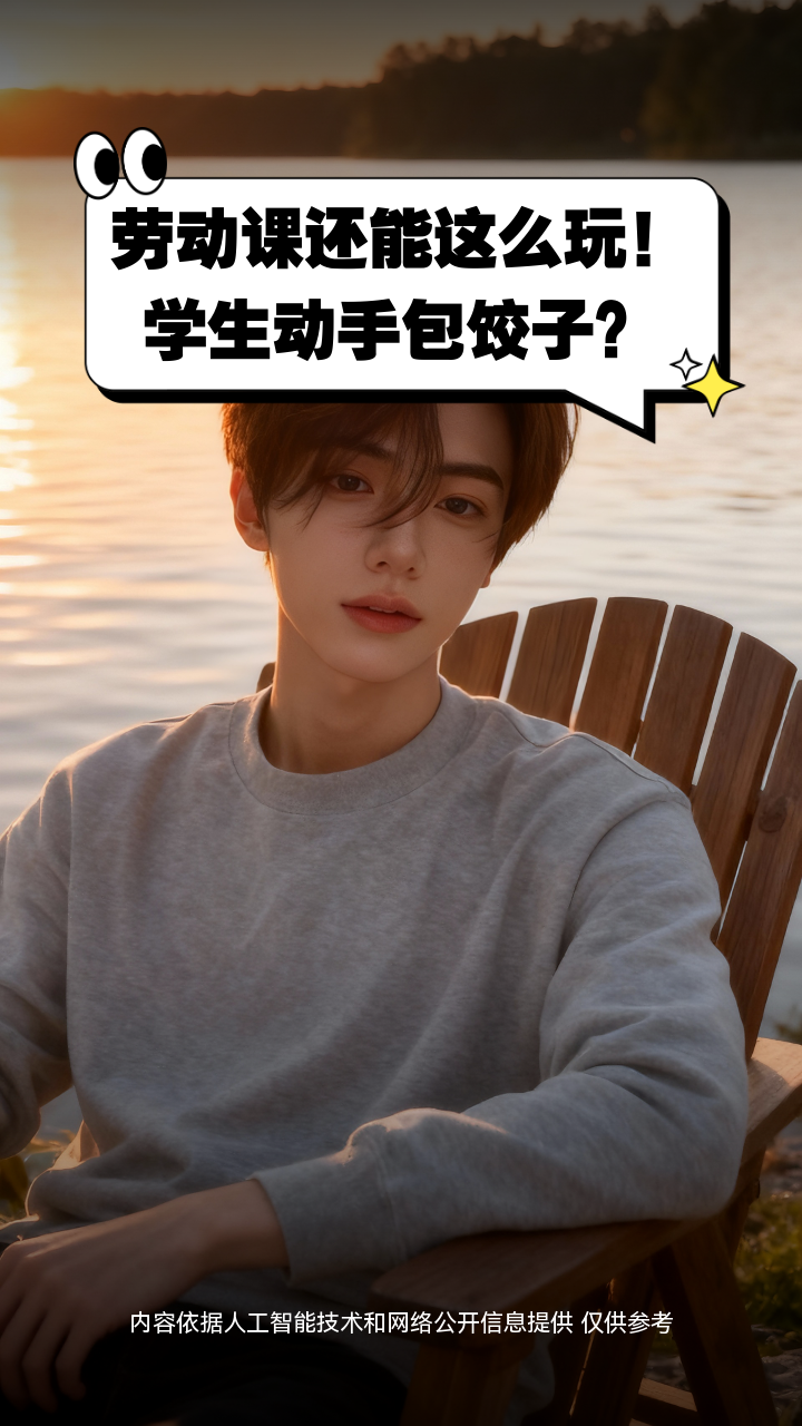 劳动课还能这么玩!学生动手包饺子?