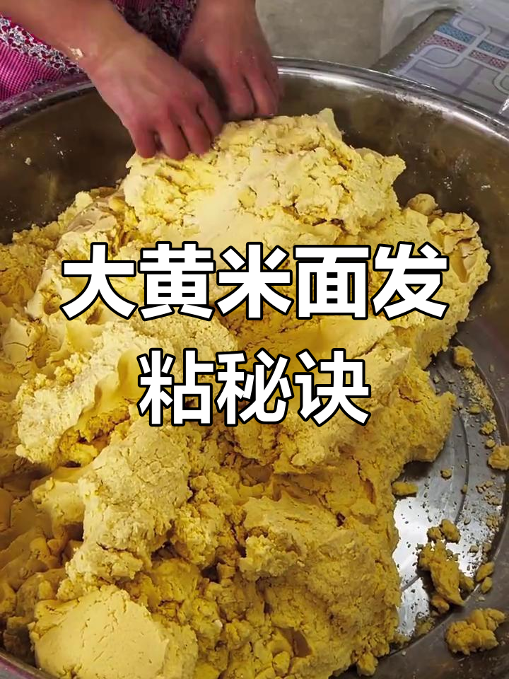 发大黄米面的技巧,教你如何做出筋道年糕饼子