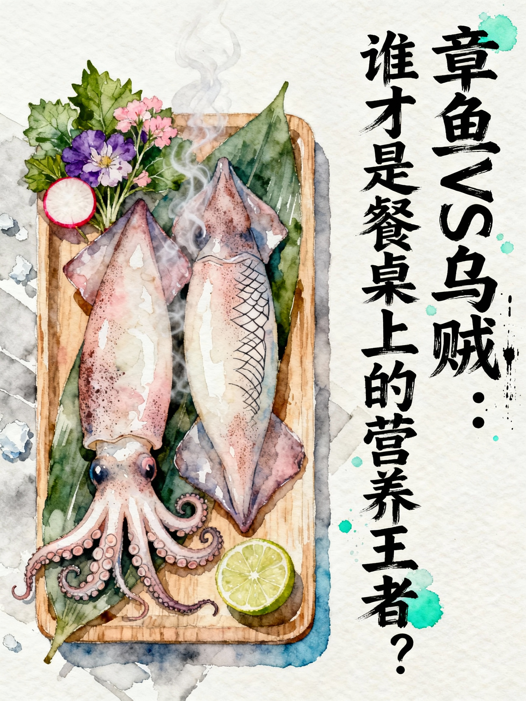 章鱼VS乌贼：谁才是餐桌上的营养王者？