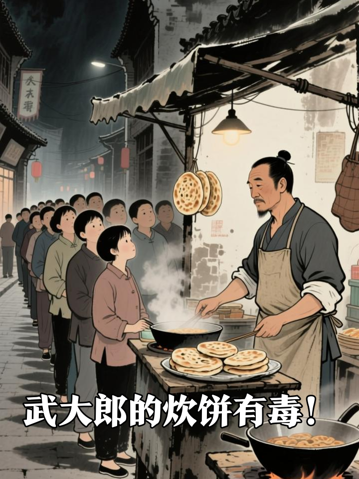 武大郎炊饼摊暗藏玄机，潘金莲竟在面里下毒？