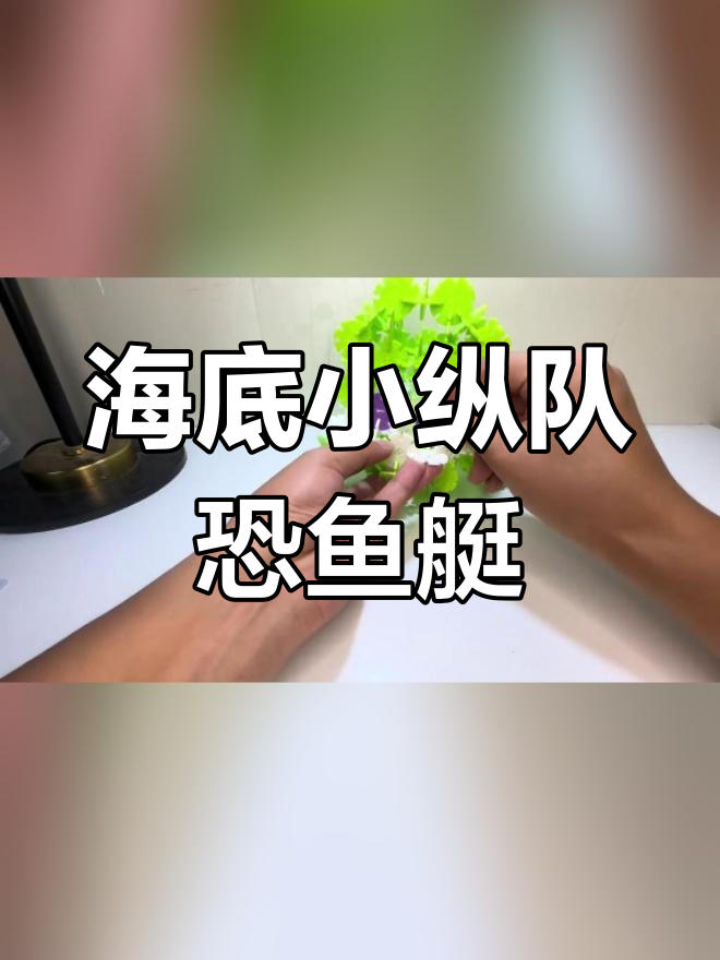 雪花片拼装:海底小纵队孔雀鱼艇