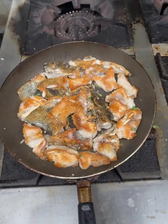 干煎水库大头鱼#烹饪技巧美食教程