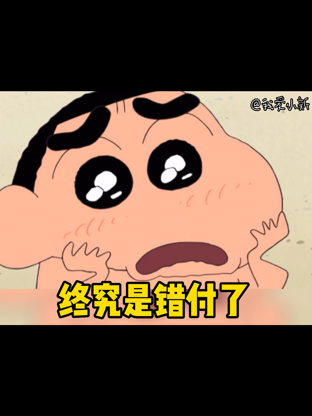 自制蜡笔小新表情包:你忙吧,我终究错付了