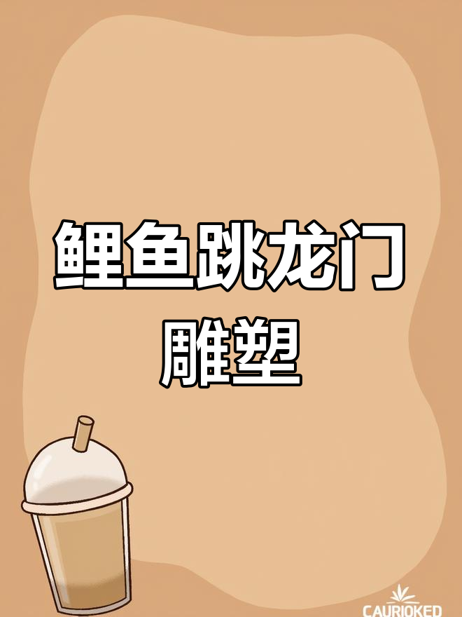 鲤鱼跳龙门雕塑激励学生追求卓越