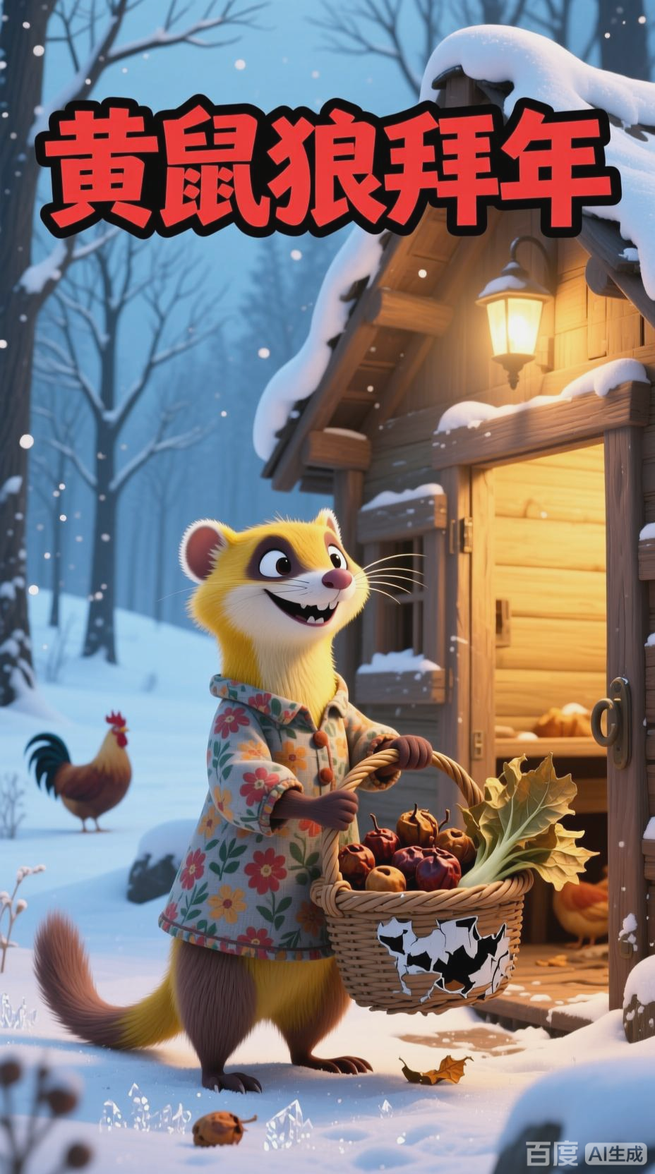 黄鼠狼拜年，暗藏心机