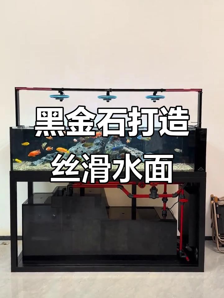 鱼缸造景大变样，黑金石让水更透亮