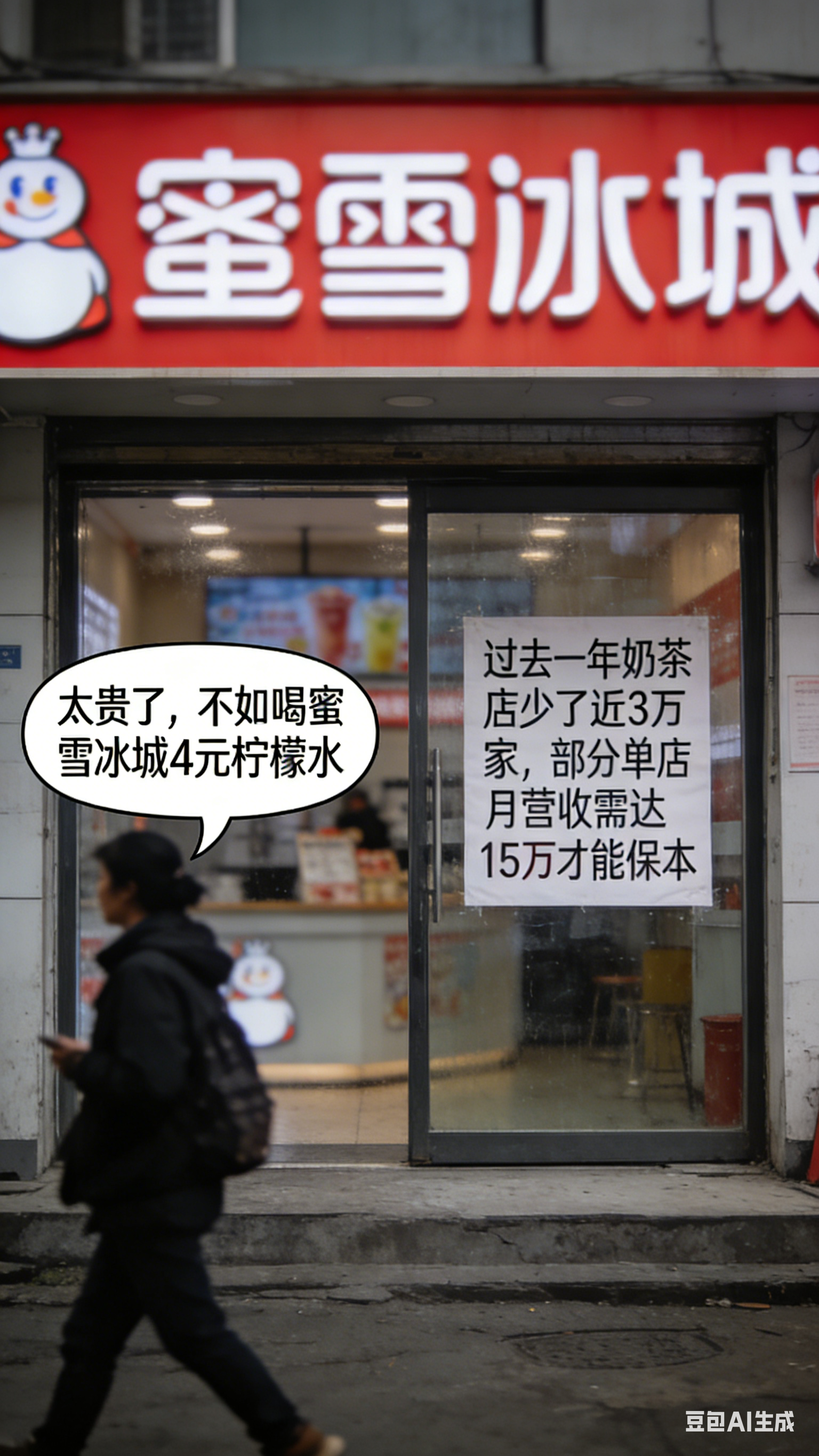 初代网红奶茶店为何不再火了，过去一年奶茶店少了近3万家