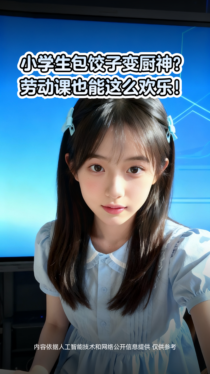 小学生包饺子变厨神？劳动课也能这么欢乐！