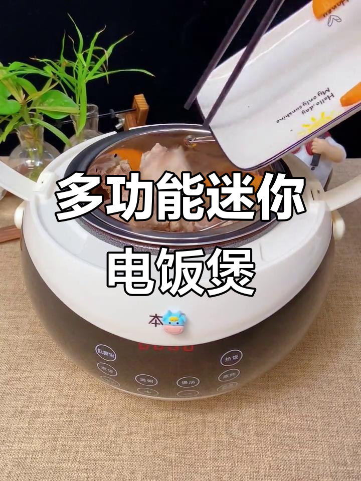 一锅多用,蒸饭、炖汤都能搞定!这款电饭煲太神奇了