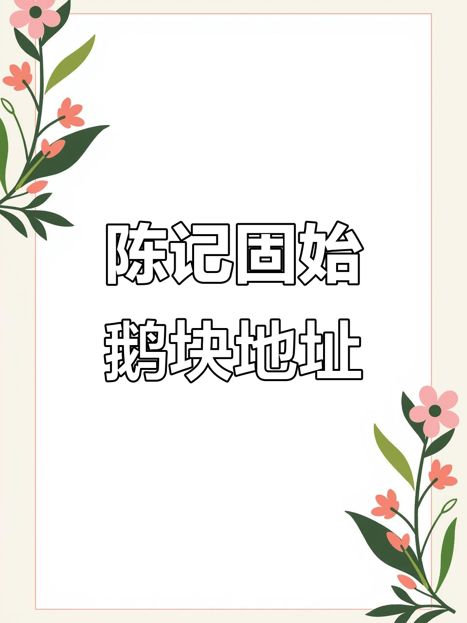 上海陈记固始鹅块店址大揭秘,轻松找到正宗美味