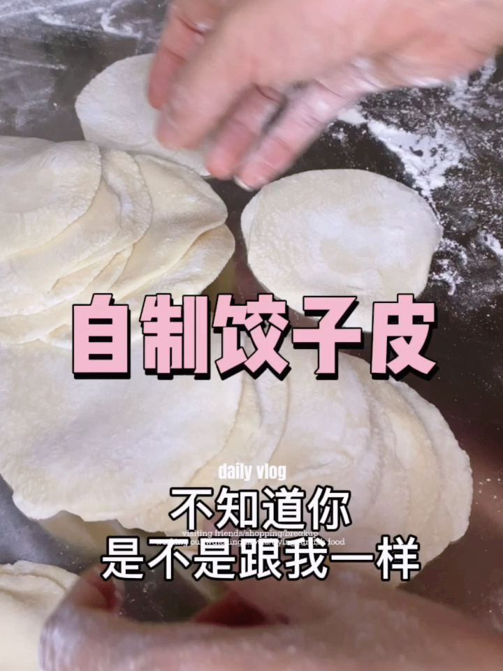 饺子皮做法(厨师机版)