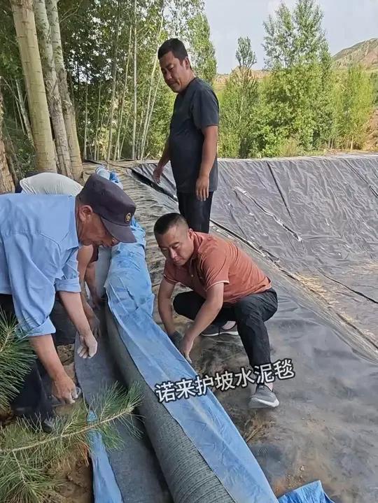 鱼塘护坡水泥毯防开裂不坍塌蓄水池基坑支护都能用