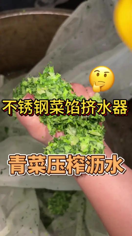 水饺包子加工厂家必备机器!饺子馅包子馅菜馅挤压沥水机 漂烫青菜液压脱水机器 均匀脱水不会压