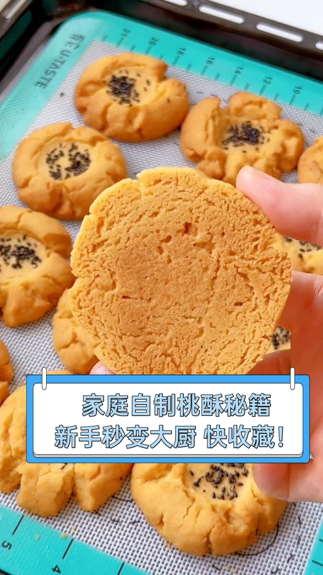 家庭自制桃酥秘籍，新手秒变大厨，快收藏！