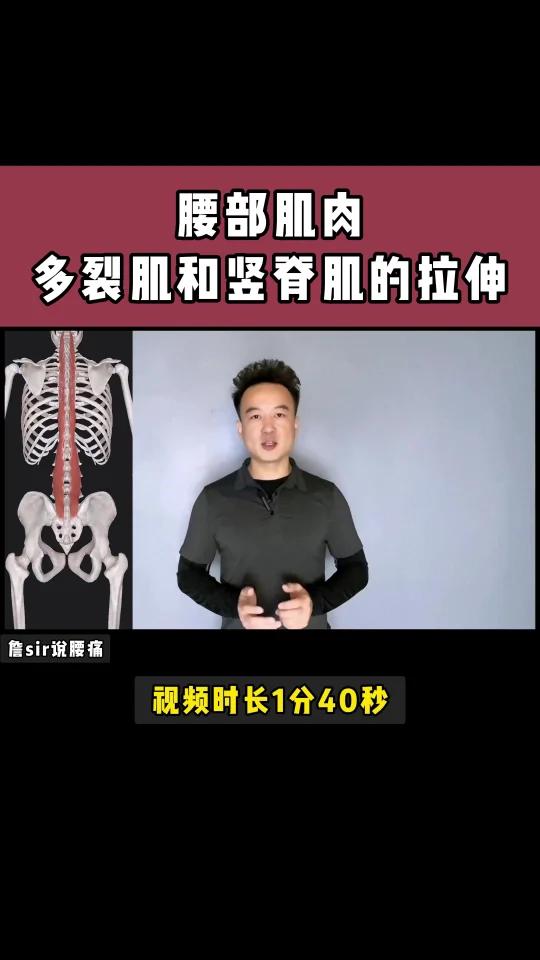 腰部肌肉的基础拉伸方法