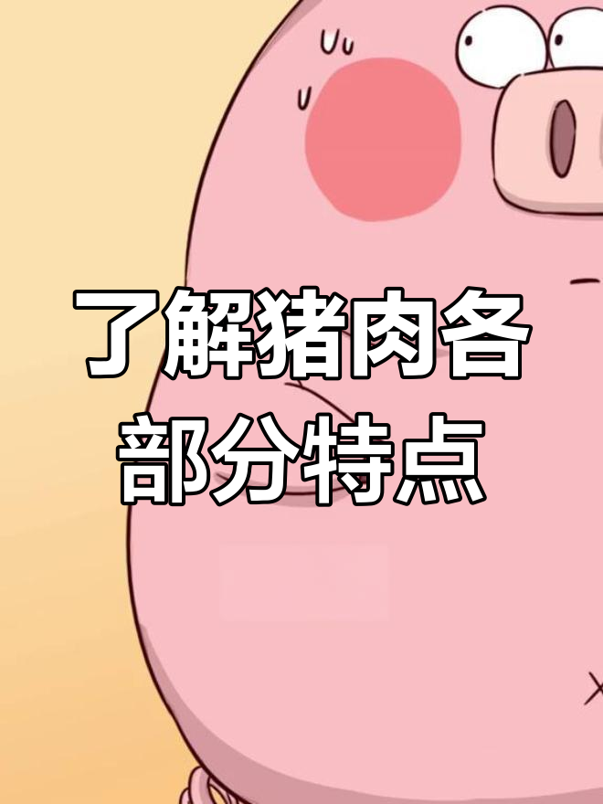 猪肉分类大揭秘,不同部位做法全解析